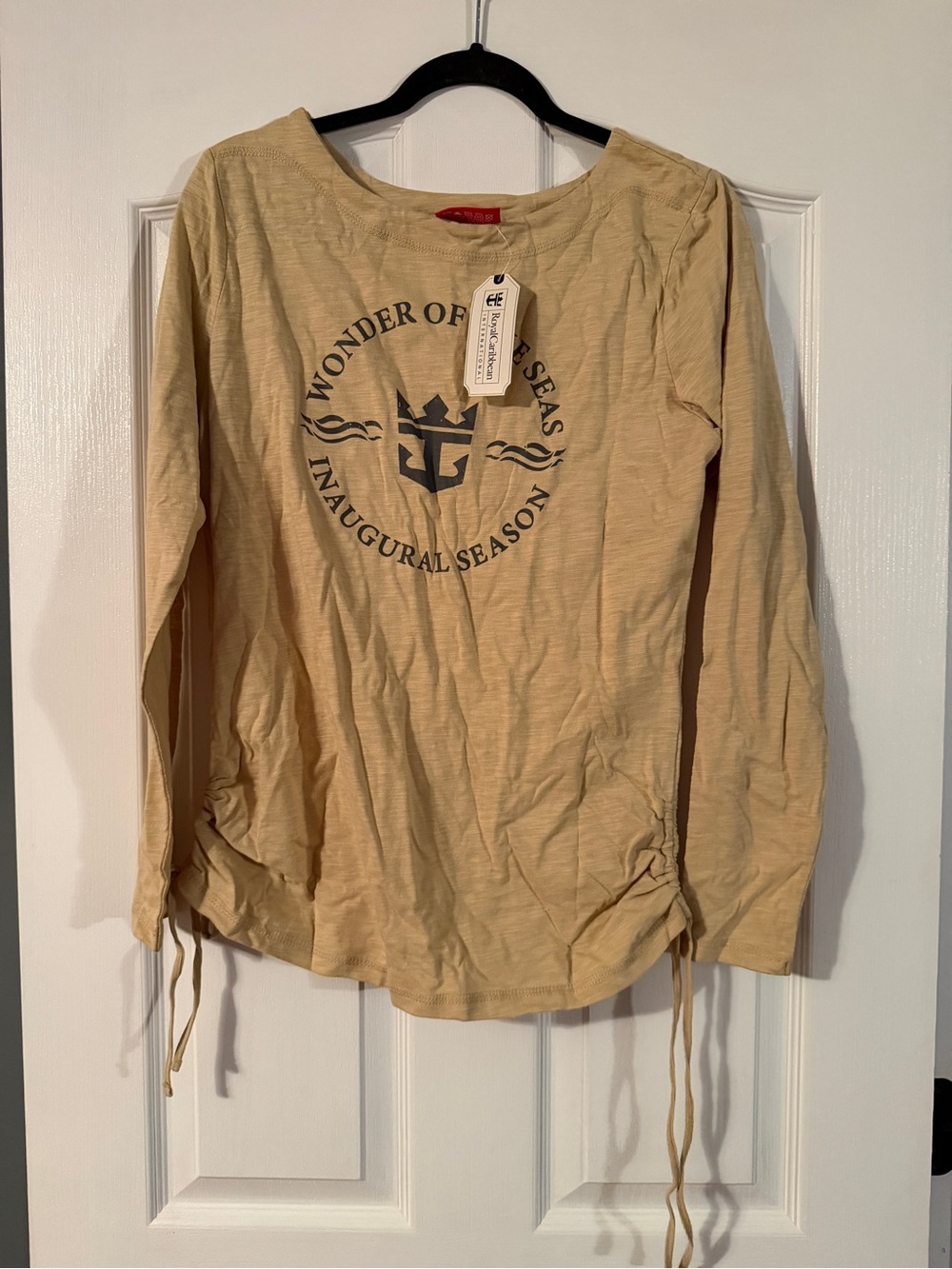 Women's Long-Sleeve Logo Tee - Beige